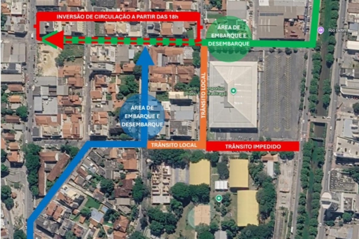 Motoristas devem ficar atentos a mudanças na circulação nas imediações do ginásio Divino Braga