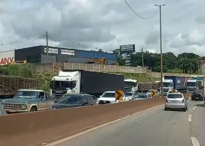 Acidente na BR-381, no Teresópolis