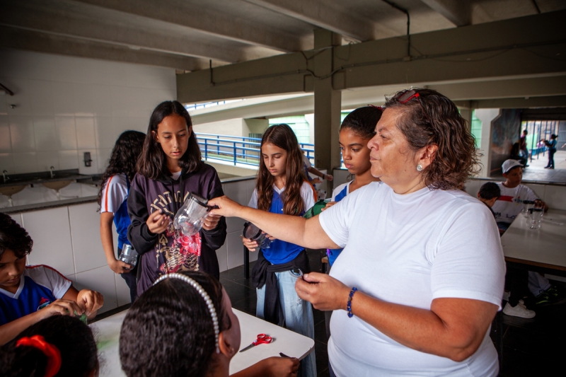 Iniciativa ocorreu na Escola Municipal Maria Aracelia Alves, no Conjunto Habitacional Jalila Conceição Pedrosa, por meio da educadora Maria Etelvina Rodrigues Tavares