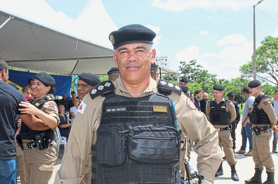 Tenente-coronel José Sérgio Felício, comandante do 33º Batalhão de Polícia Militar