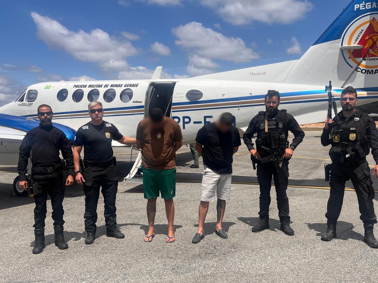 Criminosos foram localizados em Praia Grande, no litoral paulista, de onde delegavam funções aos faccionados em Minas