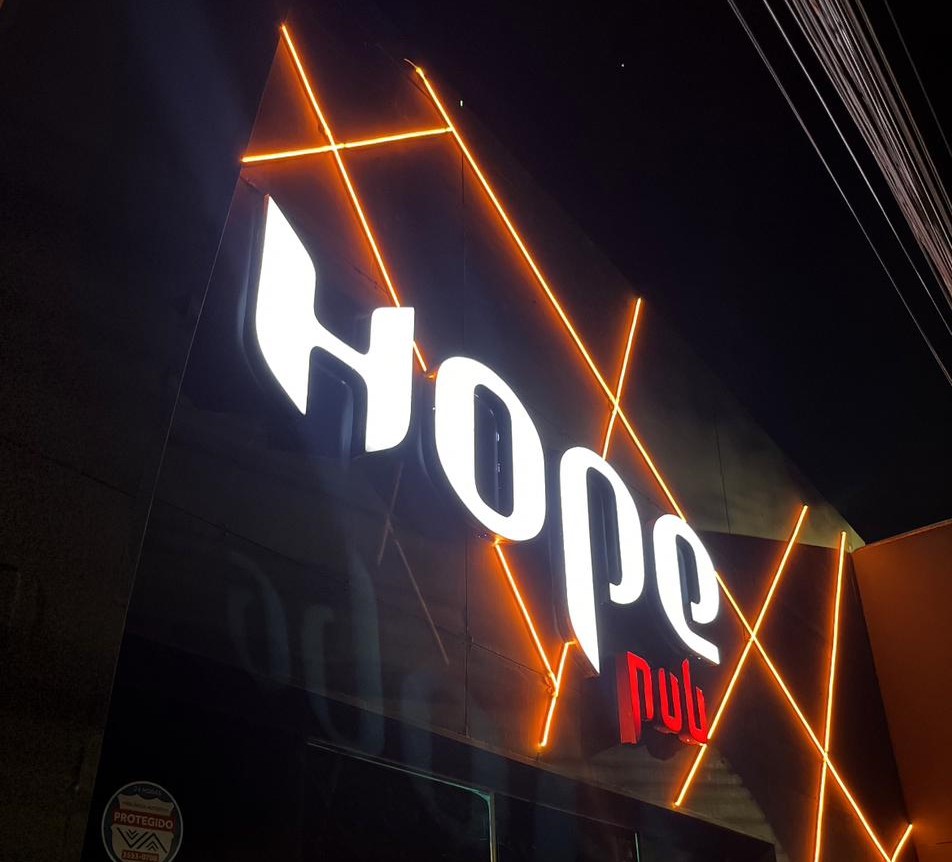 O Hope Pub fica localizado na rua Professor Osvaldo Franco, nº 20, no Centro de Betim.