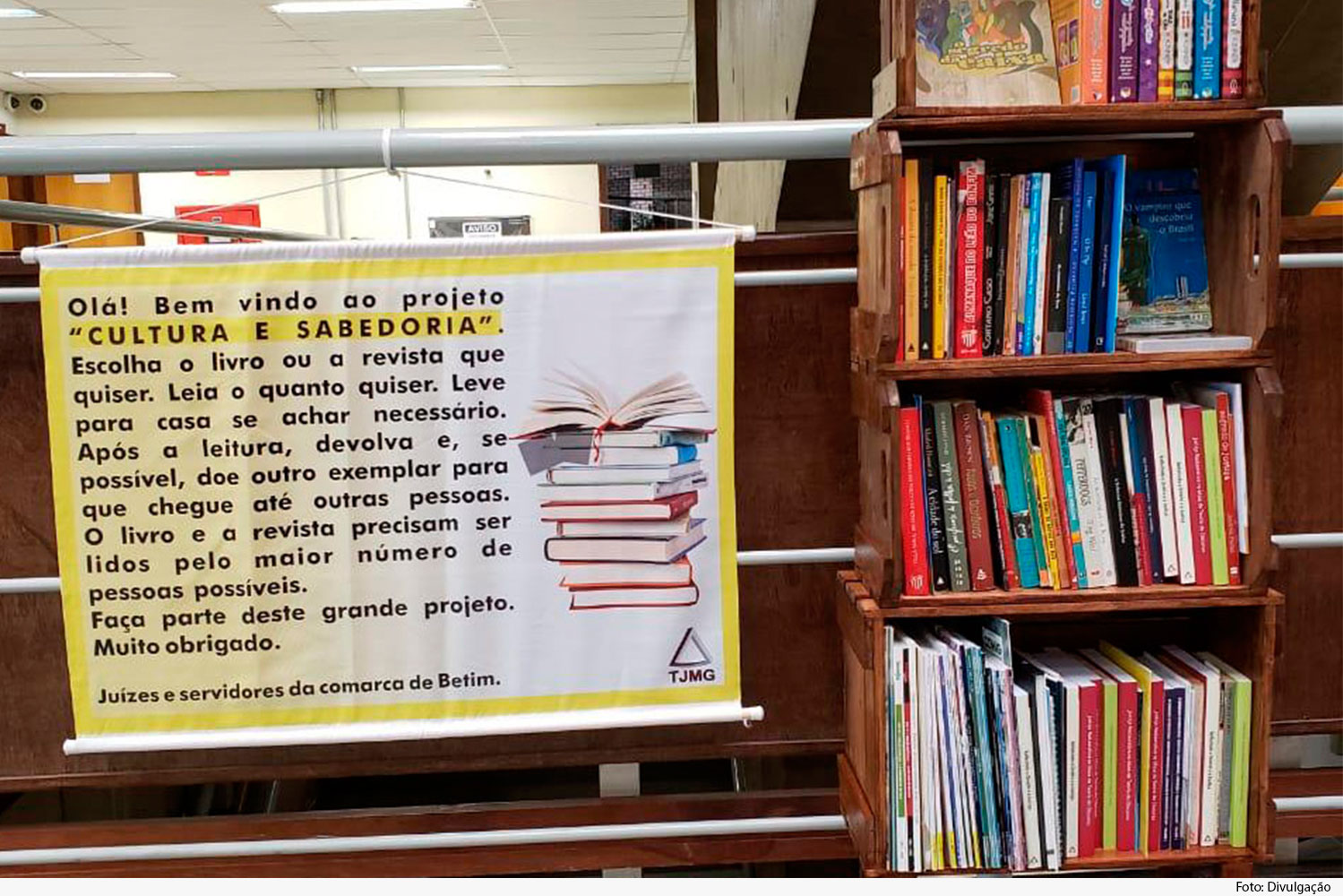 Público poderá levar os livros para casa e devolver ao fim da leitura