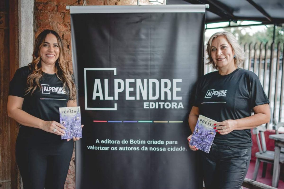 Luciana Oliveira e Cristina Santos,  fundadoras da Editora Alpendre, que vai promover o Sarau de Poesias