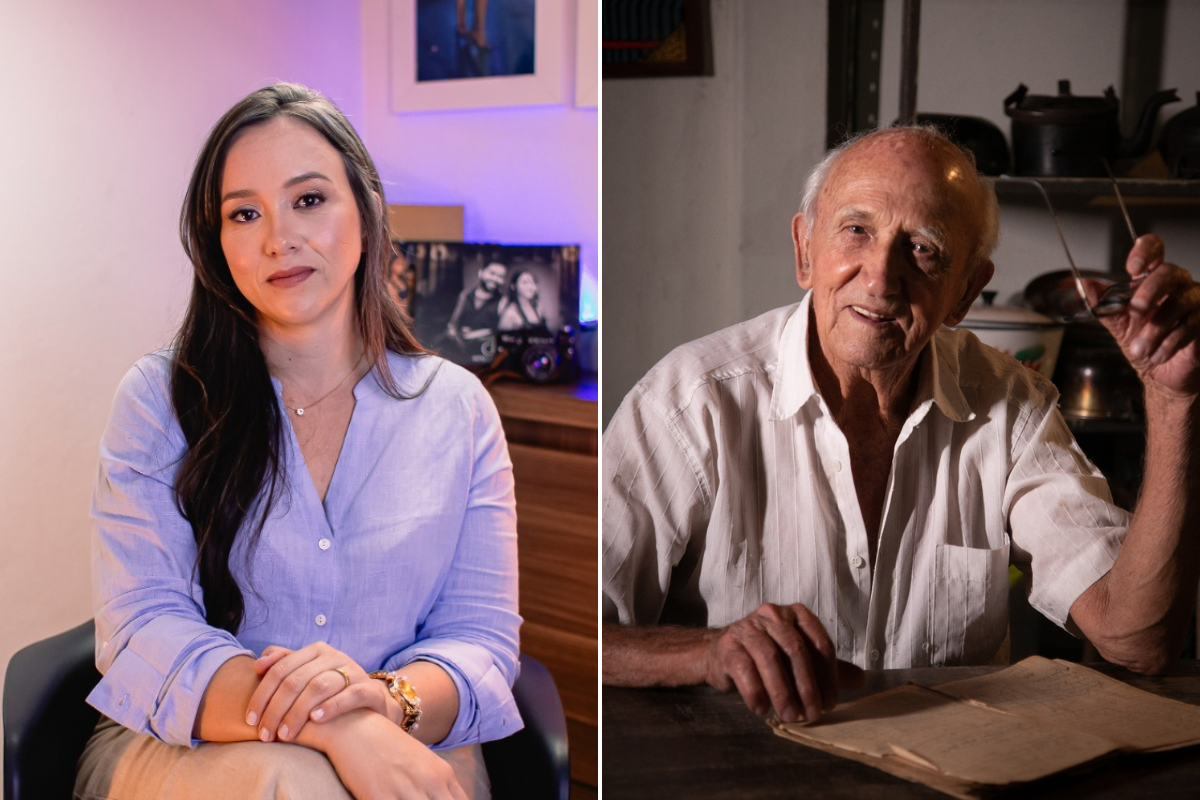 Amanda sempre admirou as histórias do avô, Gabriel Batista Ribeiro