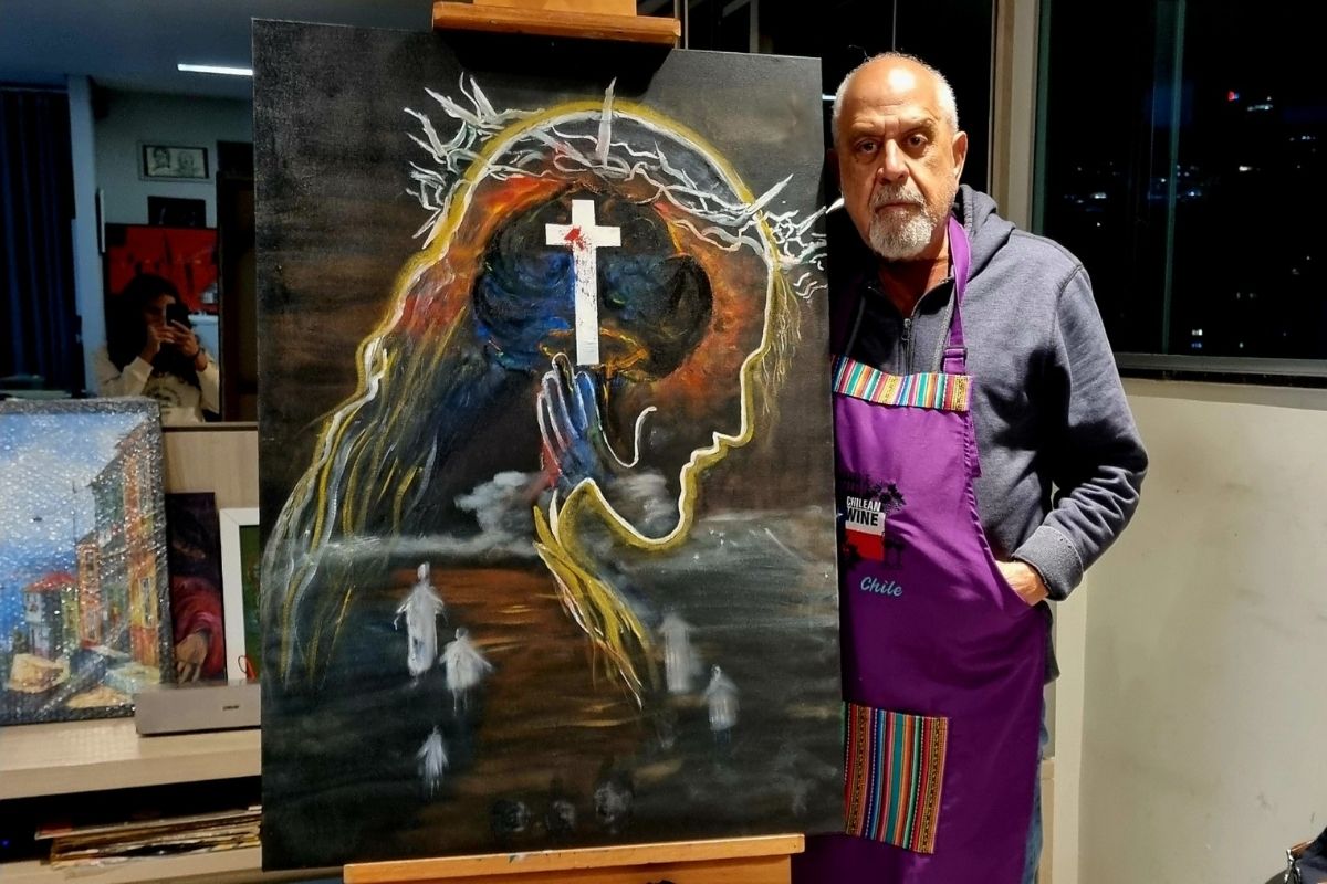 Morador de Belo Horizonte, o pintor reúne cerca de 40 telas produzidas principalmente em óleo sobre tela, além de trabalhos em acrílica e aquarela