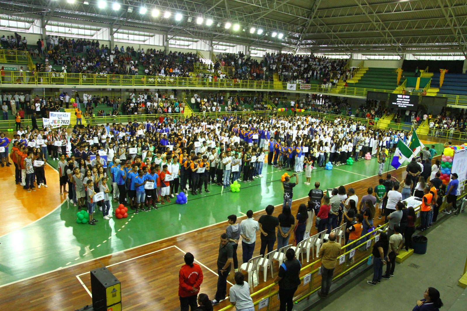Cerimônia de abertura dos Jogos Estudantis de Betim (JEB) em 2023