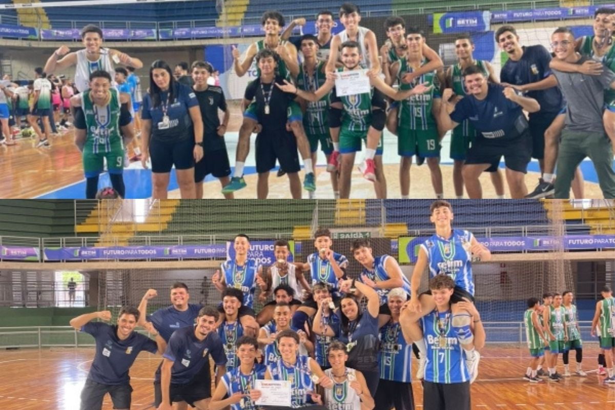 Equipes do sub-17 e sub-19 do programa Viva o Esporte foram campeãs