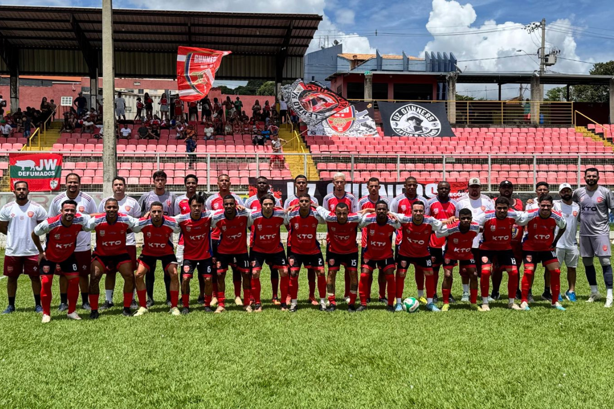 Gunners empatou em 0 a 0 com a equipe de Santa Luzia no tempo regulamentar