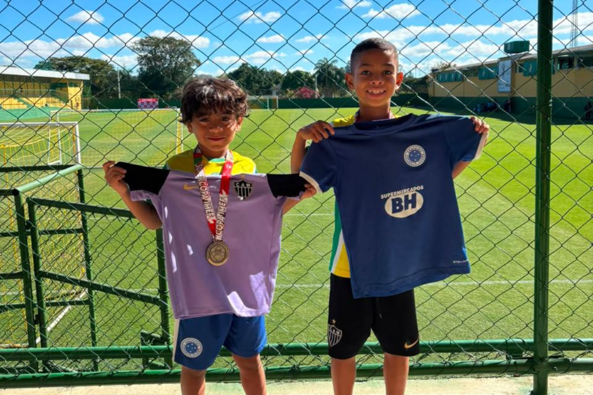 Ex-atletas da R Sports Escola de Futebol integram as categorias de base do Cruzeiro e do Atlético