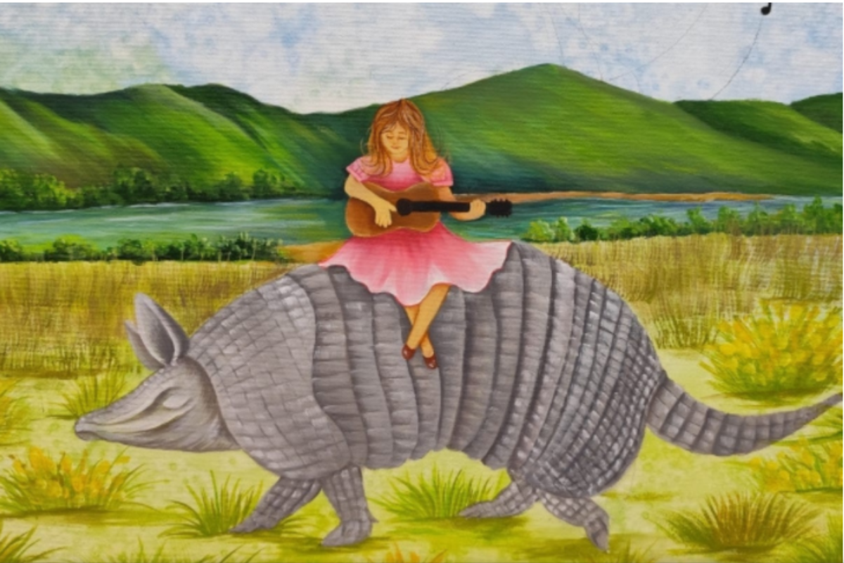 Exposição reúne 16 telas produzidas pelas artistas Lucimary Toledo, Duda Toledo e Ilmara Brito
