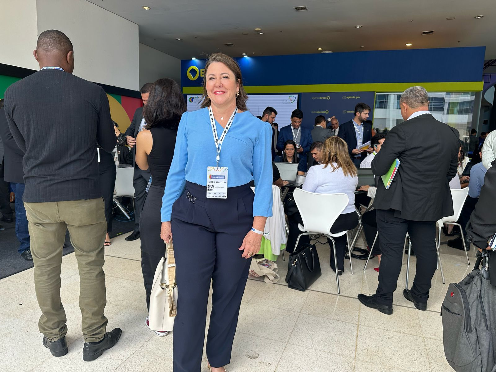 Cleusa participou de painéis e reuniões com representantes do governo federal