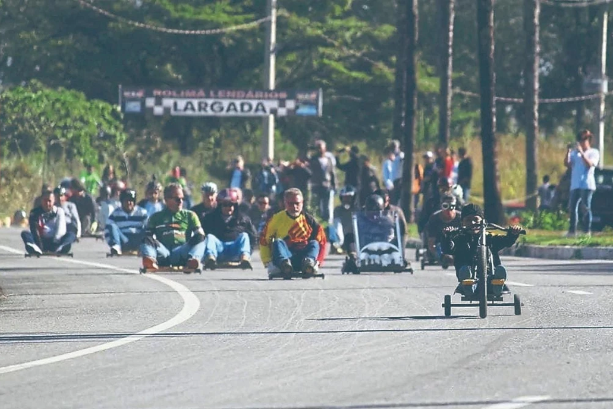 Corrida de carrinhos de rolimã do grupo Lendários Solidários teve cinco edições no município