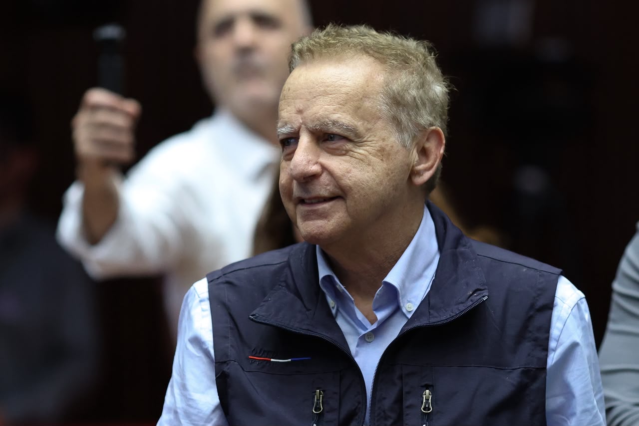 O pré-candidato ao governo do estado pelo PL, Vittorio Medioli, durante convenção da legenda nesta segunda-feira (27/07) na Assembleia Legislativa de Minas Gerais