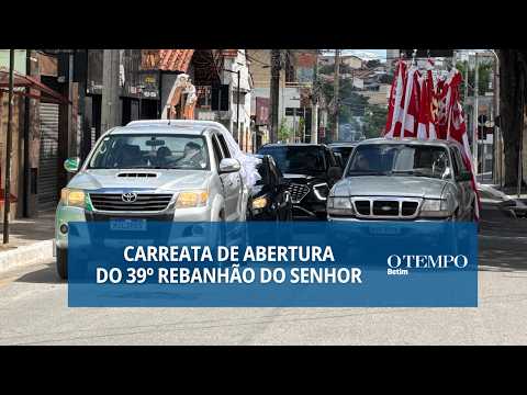 Carreata dá início a período de retiro de fiéis do Rebanhão do Senhor