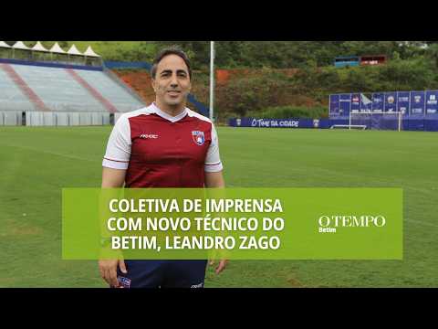 
Leandro Zago é apresentado oficialmente como novo técnico do Betim Futebol