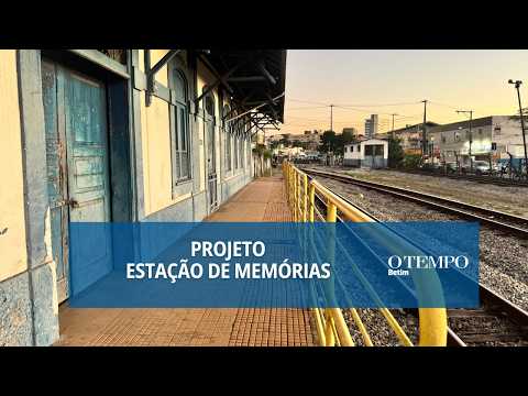 Projeto que vai restaurar estação ferroviária e criar espaço de memórias é apresentado em Betim