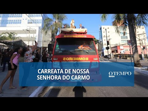 Fé e tradição tomam as ruas durante carreata em homenagem a Nossa Senhora do Carmo